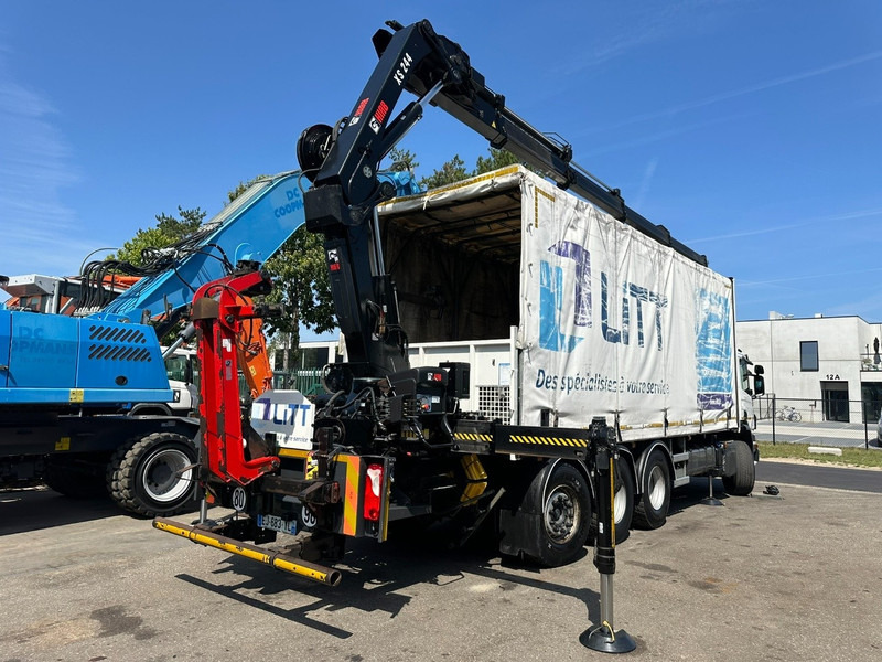 Scania P410 8x4 TRIDEM + CRANE HIAB 244 EP-4 HIDUO - RETARDER - LIFT + STEERING AXLE - *327.000km* - RADIO - Darus autó: 5 kép. Scania P410 8x4 TRIDEM + CRANE HIAB 244 EP-4 HIDUO - RETARDER - LIFT + STEERING AXLE - *327.000km* - RADIO - Darus autó: 5 kép.