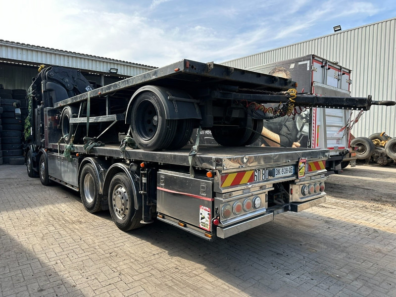 Scania R620 8x2 + CRANE HIAB 800EP-5 HiPro - RETARDER - LIFT/STEERING AXLE - HIGHLINE SLEEPER - LEATHER - ALCOA - Darus autó: 4 kép. Scania R620 8x2 + CRANE HIAB 800EP-5 HiPro - RETARDER - LIFT/STEERING AXLE - HIGHLINE SLEEPER - LEATHER - ALCOA - Darus autó: 4 kép.