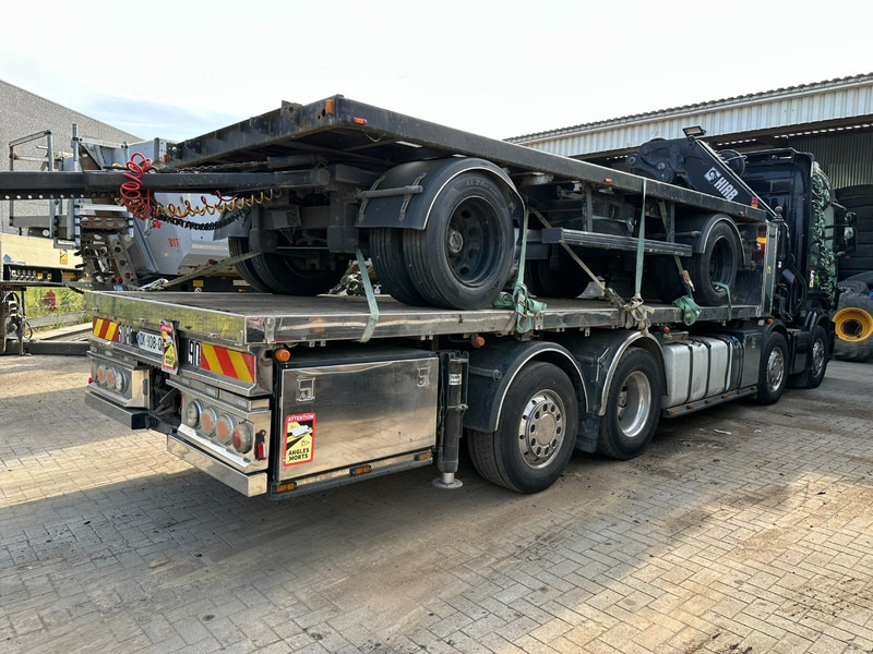 Scania R620 8x2 + KRAN HIAB 800EP-5 HiPro - RETARDER - LIFT/STEERING AXLE - HIGHLINE SLEEPER - LEATHER - ALCOA - Platós teherautó, Darus autó: 5 kép. Scania R620 8x2 + KRAN HIAB 800EP-5 HiPro - RETARDER - LIFT/STEERING AXLE - HIGHLINE SLEEPER - LEATHER - ALCOA - Platós teherautó, Darus autó: 5 kép.