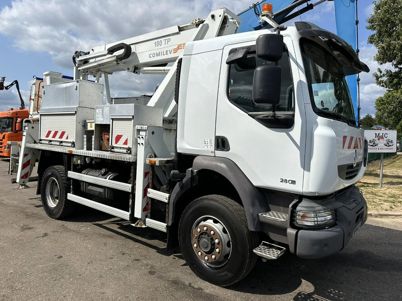 Renault MIDLUM 280dxi 4x4 18m SKYLIFT / HUBARBEITSBÜHNE - COMILEV 180 TP - NACELLE / HOOGWERKER - 182.000km - MANUAL - GOOD CONDITION - Teherautó: 3 kép. Renault MIDLUM 280dxi 4x4 18m SKYLIFT / HUBARBEITSBÜHNE - COMILEV 180 TP - NACELLE / HOOGWERKER - 182.000km - MANUAL - GOOD CONDITION - Teherautó: 3 kép.