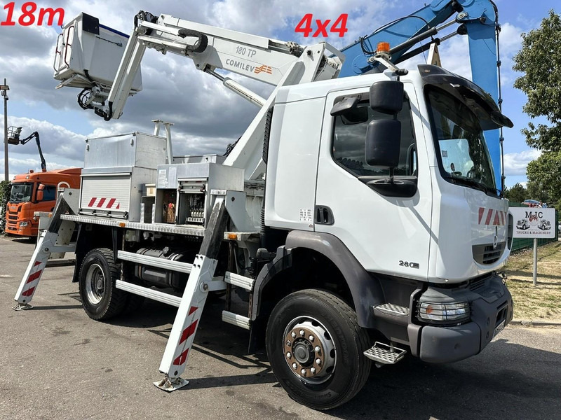 Renault MIDLUM 280dxi 4x4 18m SKYLIFT / HUBARBEITSBÜHNE - COMILEV 180 TP - NACELLE / HOOGWERKER - 182.000km - MANUAL - GOOD CONDITION - Teherautó: 1 kép. Renault MIDLUM 280dxi 4x4 18m SKYLIFT / HUBARBEITSBÜHNE - COMILEV 180 TP - NACELLE / HOOGWERKER - 182.000km - MANUAL - GOOD CONDITION - Teherautó: 1 kép.