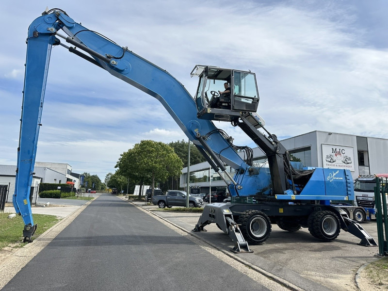 Terex FUCHS MHL 360 OVERSLAGKRAAN / MATERIAL HANDLER / UMSCHLAGBAGGER - TOP ZUSTAND - Gumikerekes kotró: 4 kép. Terex FUCHS MHL 360 OVERSLAGKRAAN / MATERIAL HANDLER / UMSCHLAGBAGGER - TOP ZUSTAND - Gumikerekes kotró: 4 kép.