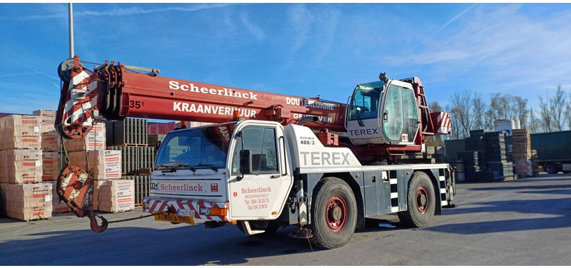 Terex PPM ATT 400/3 35T / 30.4m - 4x4x4 - 3 AXLES - CE - BELGIAN MACHINE - Terepjáró autódaru: 4 kép. Terex PPM ATT 400/3 35T / 30.4m - 4x4x4 - 3 AXLES - CE - BELGIAN MACHINE - Terepjáró autódaru: 4 kép.