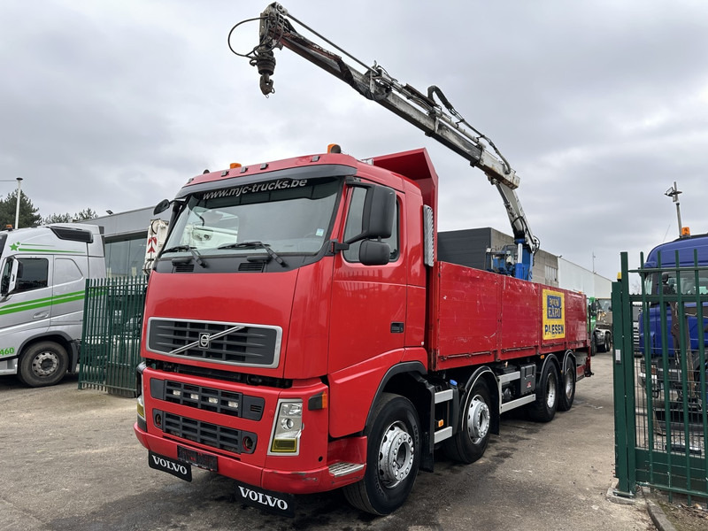 Volvo FH 400 8X4 + HIAB 130 R - STEEL SPRING / BLATT / BALLIESTAS - I SHIFT - BELGIAN TRUCK - Platós teherautó, Darus autó: 3 kép. Volvo FH 400 8X4 + HIAB 130 R - STEEL SPRING / BLATT / BALLIESTAS - I SHIFT - BELGIAN TRUCK - Platós teherautó, Darus autó: 3 kép.