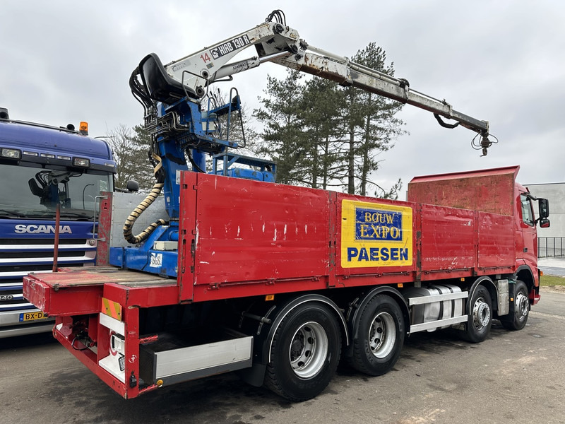 Volvo FH 400 8X4 + HIAB 130 R - STEEL SPRING / BLATT / BALLIESTAS - I SHIFT - BELGIAN TRUCK - Platós teherautó, Darus autó: 4 kép. Volvo FH 400 8X4 + HIAB 130 R - STEEL SPRING / BLATT / BALLIESTAS - I SHIFT - BELGIAN TRUCK - Platós teherautó, Darus autó: 4 kép.