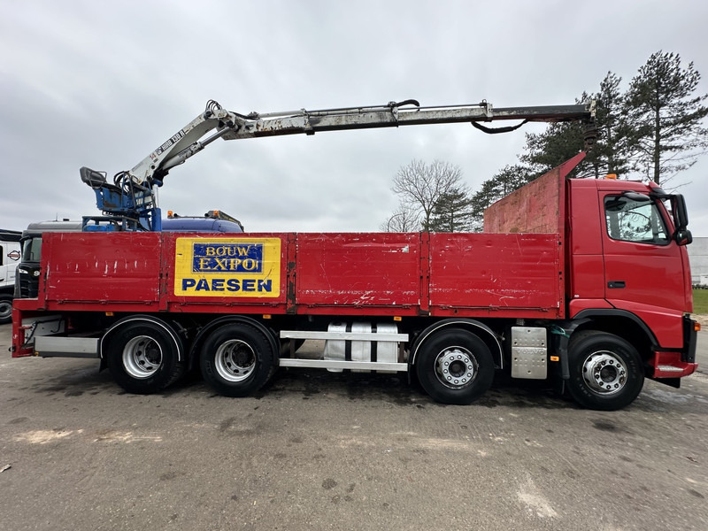Volvo FH 400 8X4 + HIAB 130 R - STEEL SPRING / BLATT / BALLIESTAS - I SHIFT - BELGIAN TRUCK - Platós teherautó, Darus autó: 5 kép. Volvo FH 400 8X4 + HIAB 130 R - STEEL SPRING / BLATT / BALLIESTAS - I SHIFT - BELGIAN TRUCK - Platós teherautó, Darus autó: 5 kép.
