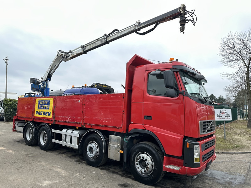 Volvo FH 400 8X4 + HIAB 130 R - STEEL SPRING / BLATT / BALLIESTAS - I SHIFT - BELGIAN TRUCK - Platós teherautó, Darus autó: 1 kép. Volvo FH 400 8X4 + HIAB 130 R - STEEL SPRING / BLATT / BALLIESTAS - I SHIFT - BELGIAN TRUCK - Platós teherautó, Darus autó: 1 kép.