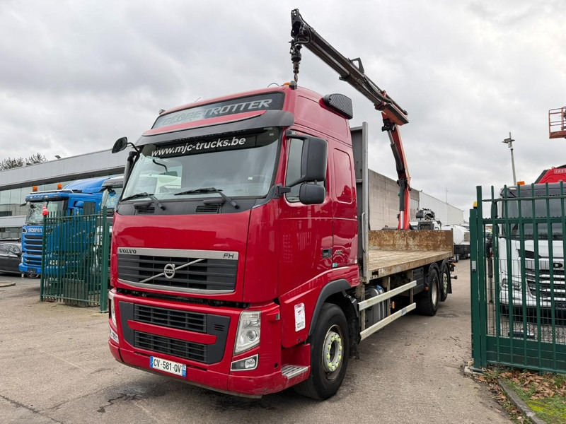 Volvo FH 460 6x2 + CRANE PALFINGER PK18002 EH + RADIO + ROTATOR - LIFT + STEERING AXLE - TÜV 04/2026 - A/C - PLATFORM 7m50 - I-SHIFT - EURO 5 - Darus autó: 4 kép. Volvo FH 460 6x2 + CRANE PALFINGER PK18002 EH + RADIO + ROTATOR - LIFT + STEERING AXLE - TÜV 04/2026 - A/C - PLATFORM 7m50 - I-SHIFT - EURO 5 - Darus autó: 4 kép.