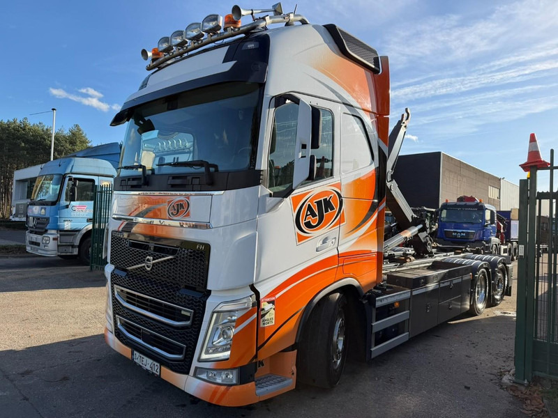 Volvo FH 460 6x2 GLOBE XL AJK HOOKLIFT - *FULL AIR* - DYNAMIC STEERING - I PARK COOL - LIFT + STEERING - ALCOA - BE TRUCK - TOP CONDITION - Horgos rakodó teherautó: 3 kép. Volvo FH 460 6x2 GLOBE XL AJK HOOKLIFT - *FULL AIR* - DYNAMIC STEERING - I PARK COOL - LIFT + STEERING - ALCOA - BE TRUCK - TOP CONDITION - Horgos rakodó teherautó: 3 kép.