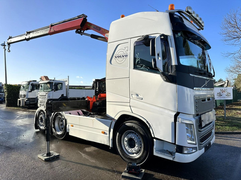 Volvo FH 500 6X2 + CRANE PALFINGER PK16502 (2008) - EURO 6 - 473.357 KM - I-SHIFT - FRIGO - BE TRUCK - Darus autó: 1 kép. Volvo FH 500 6X2 + CRANE PALFINGER PK16502 (2008) - EURO 6 - 473.357 KM - I-SHIFT - FRIGO - BE TRUCK - Darus autó: 1 kép.