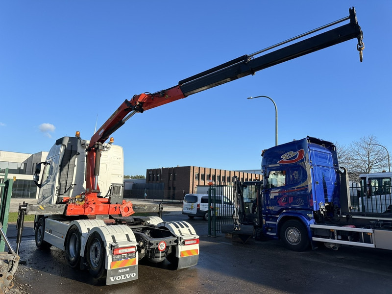 Volvo FH 500 6X2 + CRANE PALFINGER PK16502 (2008) - EURO 6 - 473.357 KM - I-SHIFT - FRIGO - BE TRUCK - Darus autó: 3 kép. Volvo FH 500 6X2 + CRANE PALFINGER PK16502 (2008) - EURO 6 - 473.357 KM - I-SHIFT - FRIGO - BE TRUCK - Darus autó: 3 kép.