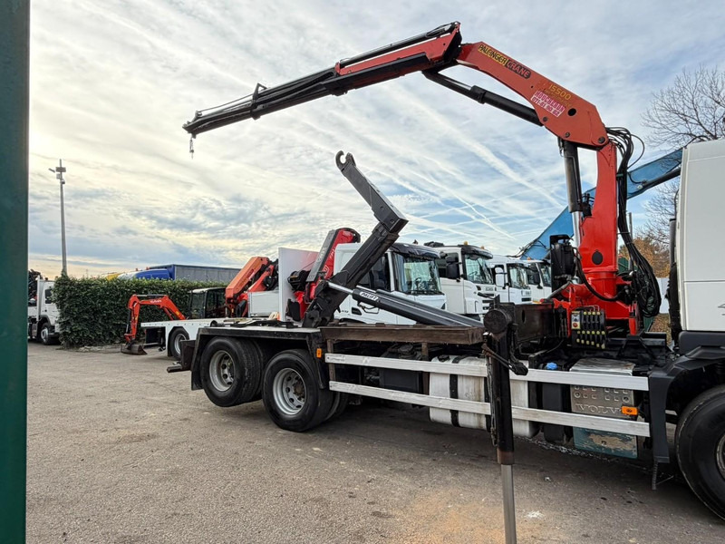 Horgos rakodó teherautó, Darus autó Volvo FM 400 6x2 HOOKLIFT + CRANE PALFINGER PK 15500 B (2x) - 5/6 F - MANUAL - EURO 4 - BE TRUCK: 19 kép. Horgos rakodó teherautó, Darus autó Volvo FM 400 6x2 HOOKLIFT + CRANE PALFINGER PK 15500 B (2x) - 5/6 F - MANUAL - EURO 4 - BE TRUCK: 19 kép.