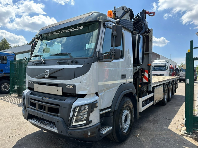 Volvo FMX 330 8x4 TRIDEM + CRANE EFFER 265 / 6S - PLATFORM 7m50 - EURO 6 - RADIO - *473.000km* - TÜV 05/2026 - BE TRUCK - Darus autó: 4 kép. Volvo FMX 330 8x4 TRIDEM + CRANE EFFER 265 / 6S - PLATFORM 7m50 - EURO 6 - RADIO - *473.000km* - TÜV 05/2026 - BE TRUCK - Darus autó: 4 kép.