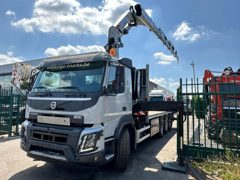 Volvo FMX 330 8x4 TRIDEM + CRANE EFFER 265 / 6S - PLATFORM 7m50 - EURO 6 - RADIO - *473.000km* - TÜV 05/2026 - BE TRUCK - Darus autó: 5 kép. Volvo FMX 330 8x4 TRIDEM + CRANE EFFER 265 / 6S - PLATFORM 7m50 - EURO 6 - RADIO - *473.000km* - TÜV 05/2026 - BE TRUCK - Darus autó: 5 kép.