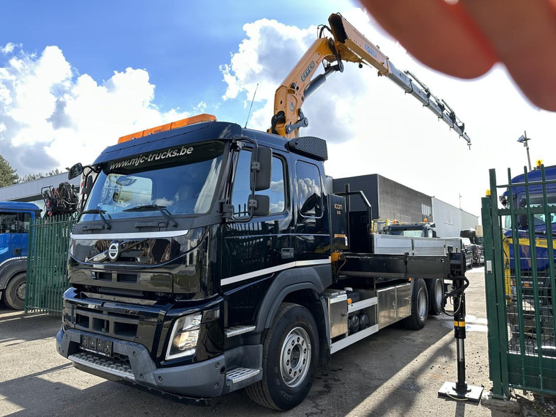 Volvo FMX 370 6x2 PRITSCHE 6M35 + KRAN EFFER 215/6S -*127.000km* - LIFT AXLE - DOUBLE WHEELS - I SHIFT - EURO 6 - BE PAPERS - Platós teherautó, Darus autó: 5 kép. Volvo FMX 370 6x2 PRITSCHE 6M35 + KRAN EFFER 215/6S -*127.000km* - LIFT AXLE - DOUBLE WHEELS - I SHIFT - EURO 6 - BE PAPERS - Platós teherautó, Darus autó: 5 kép.