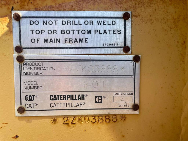 Cat 140H - 3306 Engine - Gréder: 5 kép. Cat 140H - 3306 Engine - Gréder: 5 kép.
