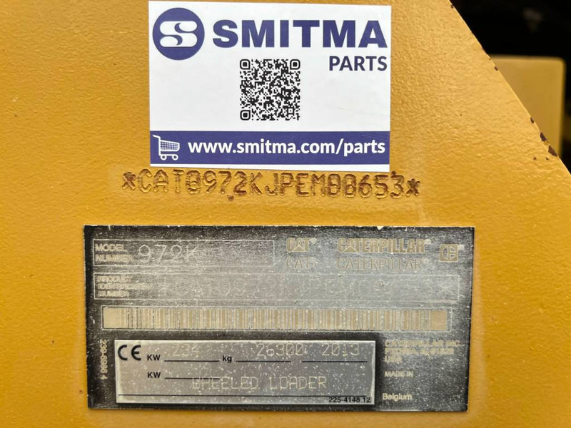 Cat 972K - Gumikerekes homlokrakodó: 3 kép. Cat 972K - Gumikerekes homlokrakodó: 3 kép.