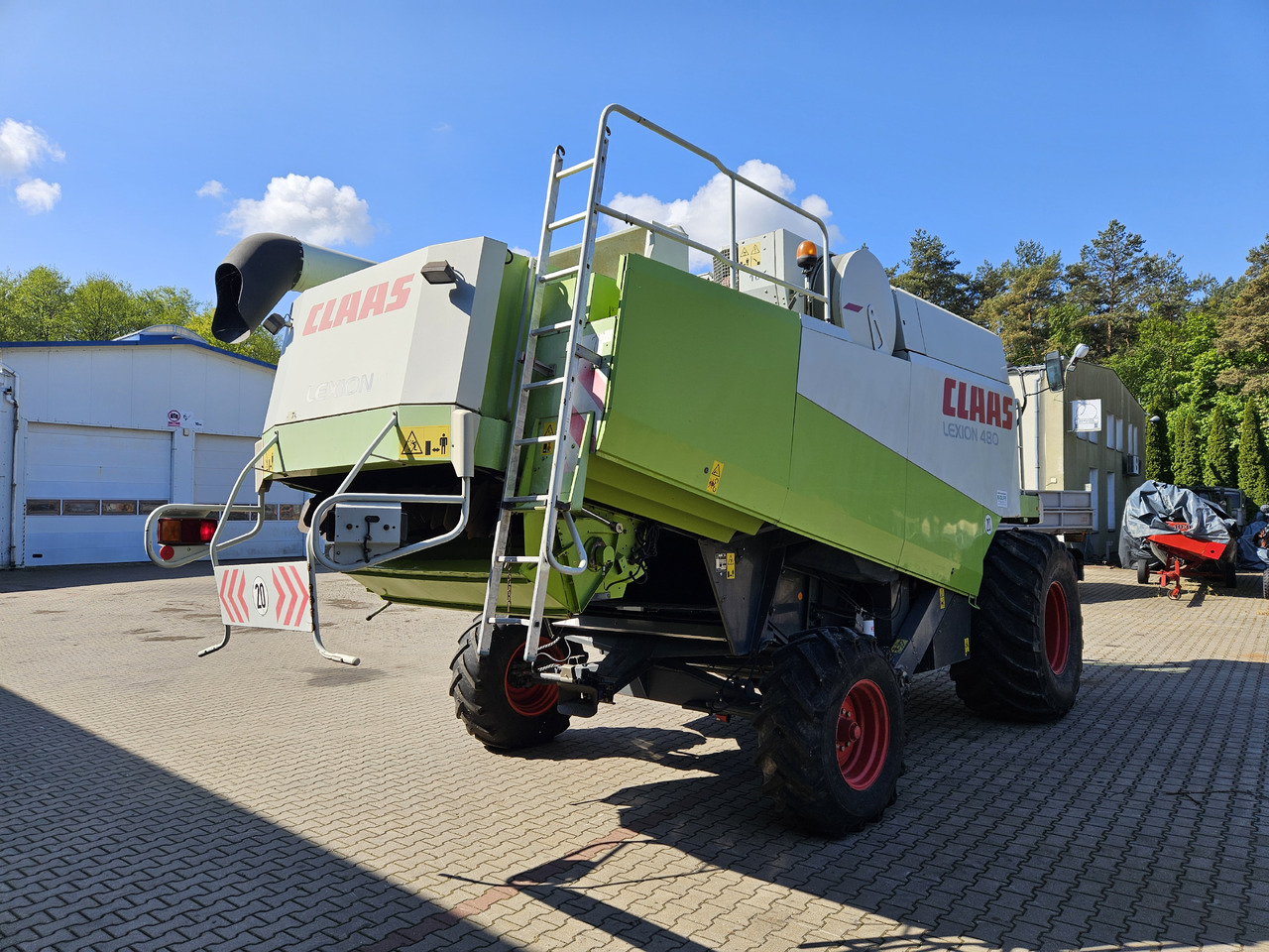 Kombájn Claas Lexion 480: 6 kép.