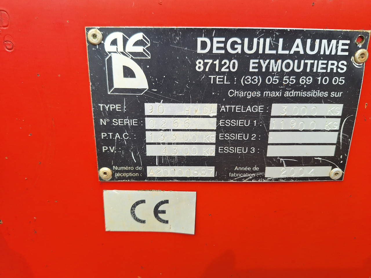 DEGUILLAUME HVD1310 - Szervestrágyaszóró: 4 kép. DEGUILLAUME HVD1310 - Szervestrágyaszóró: 4 kép.