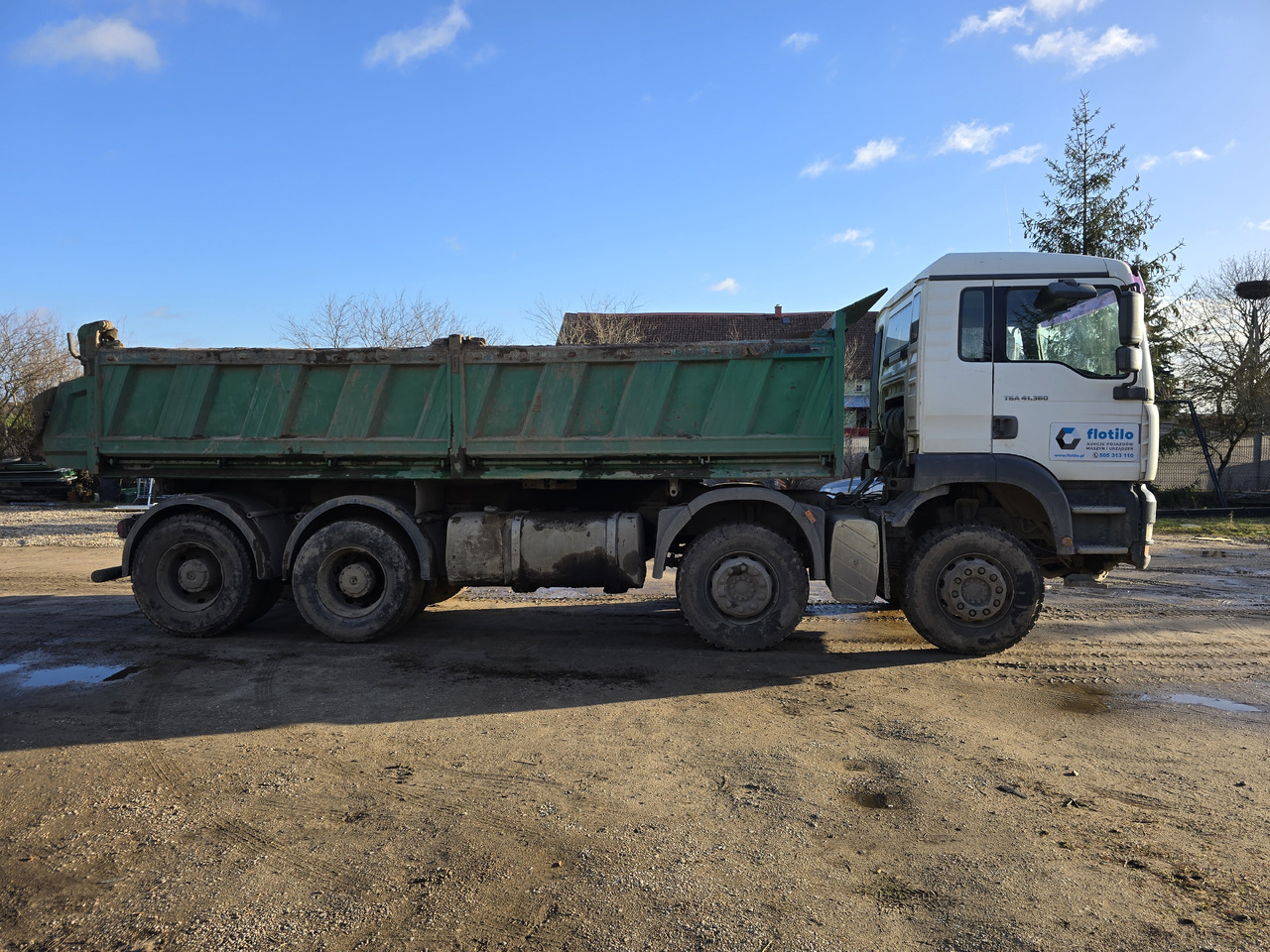 Man TGA 41.360 - Billenőplatós teherautó: 3 kép. Man TGA 41.360 - Billenőplatós teherautó: 3 kép.