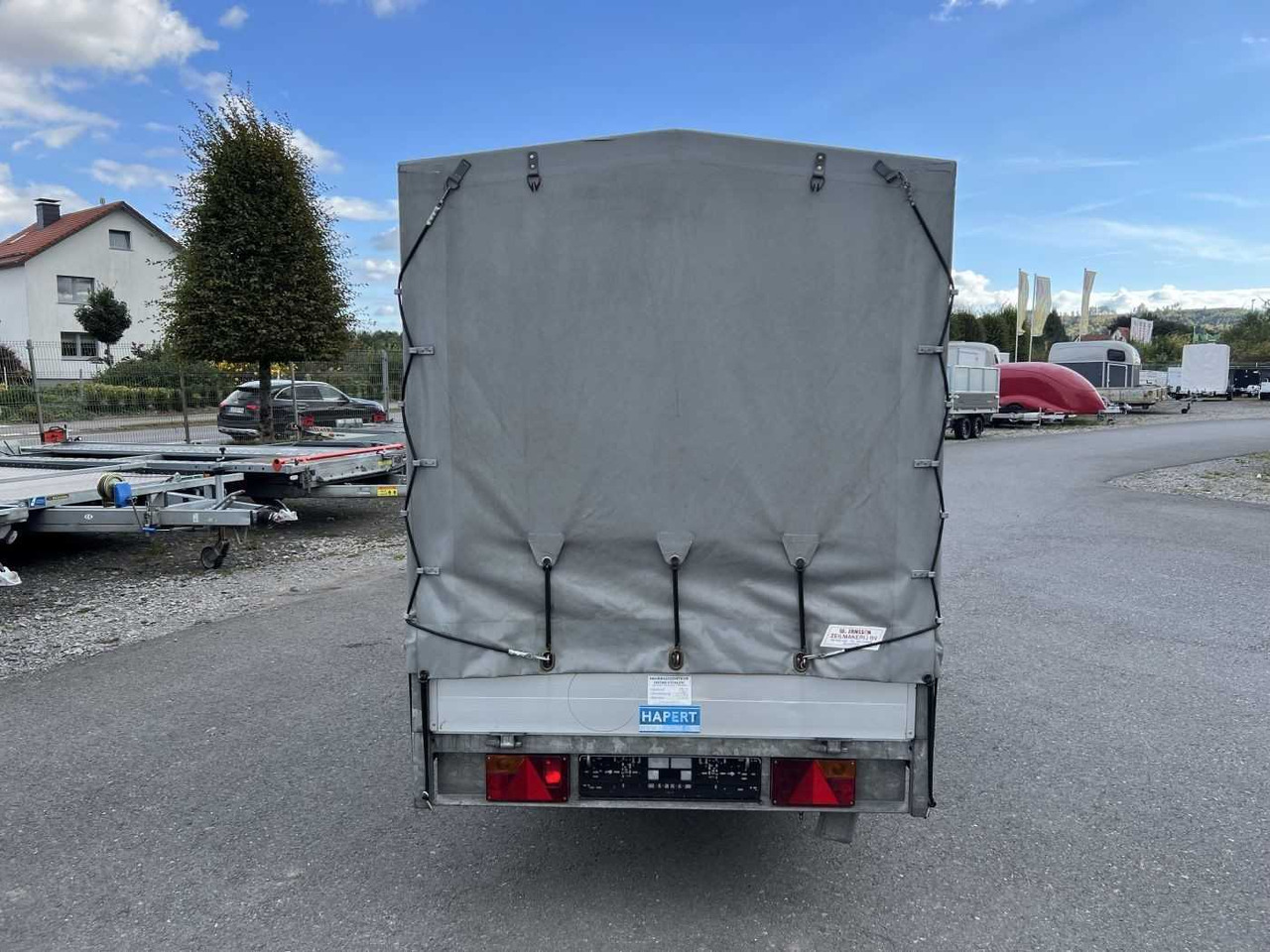 HAPERT Hochlader Plane Hochlader - Autó utánfutó: 4 kép. HAPERT Hochlader Plane Hochlader - Autó utánfutó: 4 kép.