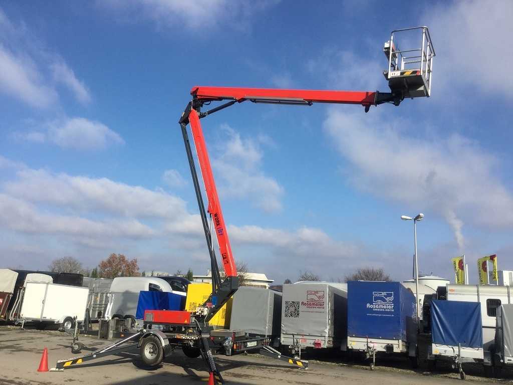 PAUS Lift GT 18A Sonderanhänger Mietgerät Maschinentransporter - Emelőkosaras utánfutó: 4 kép. PAUS Lift GT 18A Sonderanhänger Mietgerät Maschinentransporter - Emelőkosaras utánfutó: 4 kép.