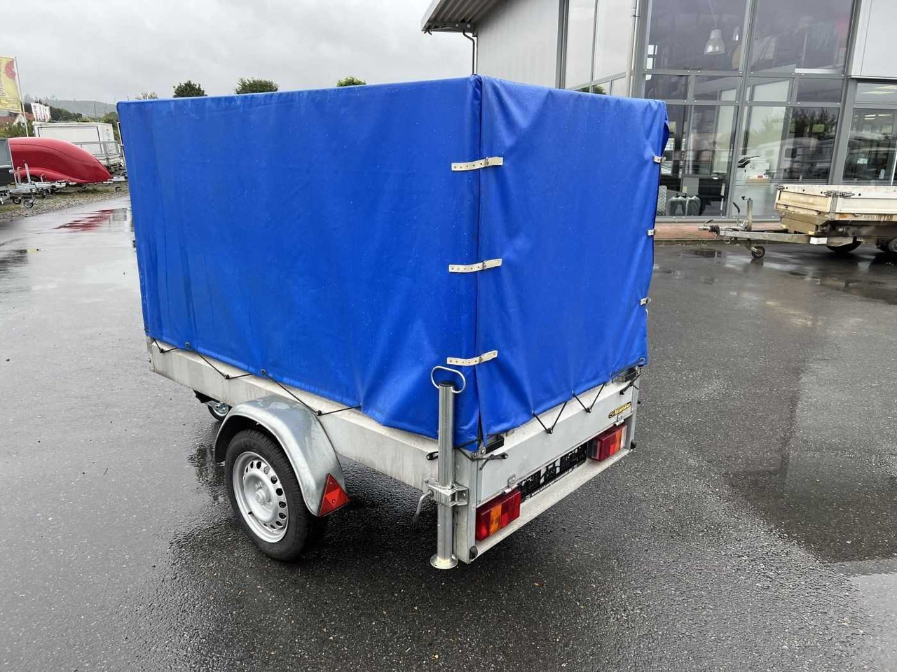 STEMA B 6075 Plane Kastenanhänger ungebremst - Autó utánfutó: 5 kép. STEMA B 6075 Plane Kastenanhänger ungebremst - Autó utánfutó: 5 kép.