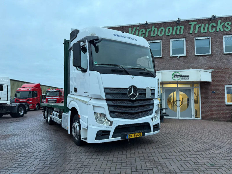 Mercedes-Benz Actros Actros 2542LL 6X2 met open laabak BDF Platform NL Truck - Platós teherautó: 1 kép. Mercedes-Benz Actros Actros 2542LL 6X2 met open laabak BDF Platform NL Truck - Platós teherautó: 1 kép.