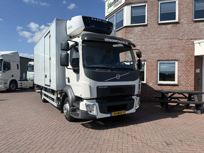 Volvo FL FL210 4X2 Kuhlkoffer mit Carrier Supra 550 / LBW / AHK - Hűtős teherautó: 1 kép. Volvo FL FL210 4X2 Kuhlkoffer mit Carrier Supra 550 / LBW / AHK - Hűtős teherautó: 1 kép.