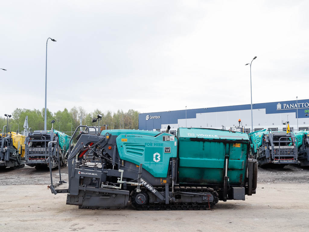 VÖGELE SUPER 800-3i - Útburkológép: 5 kép. VÖGELE SUPER 800-3i - Útburkológép: 5 kép.