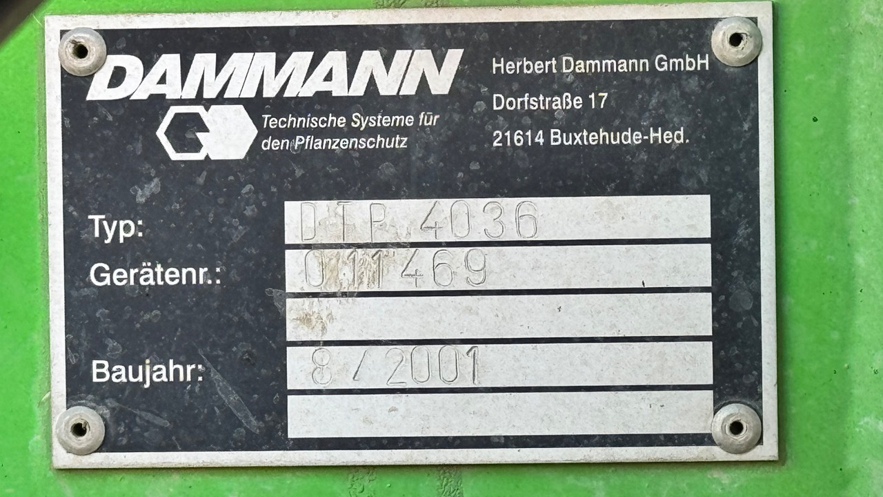 Dammann DTP 4036 ProfiClass in TOP Condition - Önjáró permetező: 4 kép. Dammann DTP 4036 ProfiClass in TOP Condition - Önjáró permetező: 4 kép.