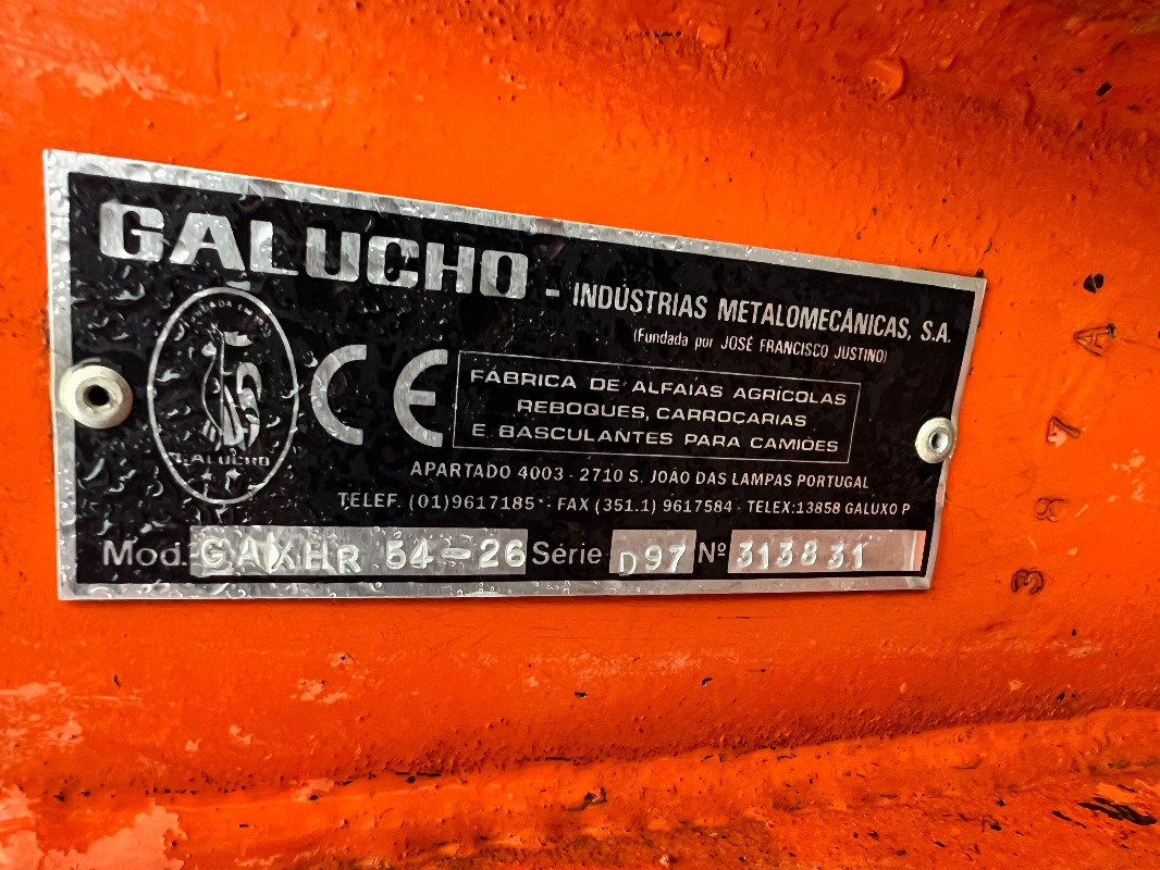 Galucho GAXHR 54-26 - Tárcsás borona: 2 kép. Galucho GAXHR 54-26 - Tárcsás borona: 2 kép.