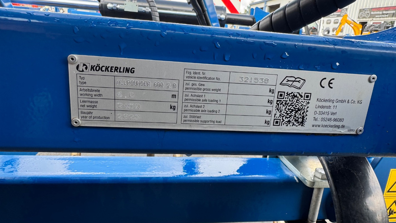 Köckerling Allrounder Classic 600 2.0 Vorführgerät - Kultivátor: 2 kép. Köckerling Allrounder Classic 600 2.0 Vorführgerät - Kultivátor: 2 kép.