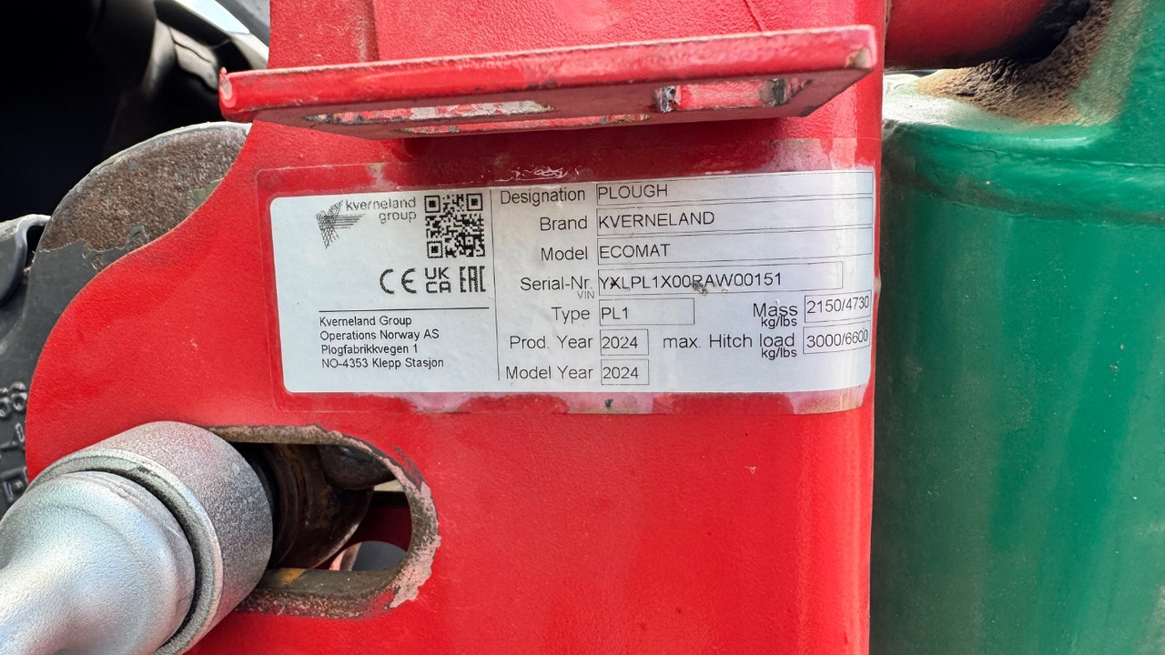Kverneland ECOMAT 65 PL1 7-Schar Vorführmaschine - Eke: 2 kép. Kverneland ECOMAT 65 PL1 7-Schar Vorführmaschine - Eke: 2 kép.