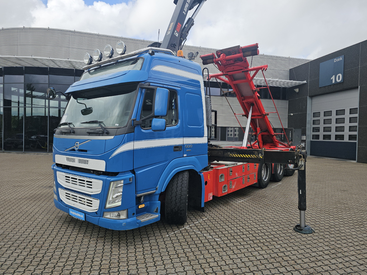 Volvo FM500 - Cserefelépítményes teherautó, Darus autó: 1 kép. Volvo FM500 - Cserefelépítményes teherautó, Darus autó: 1 kép.