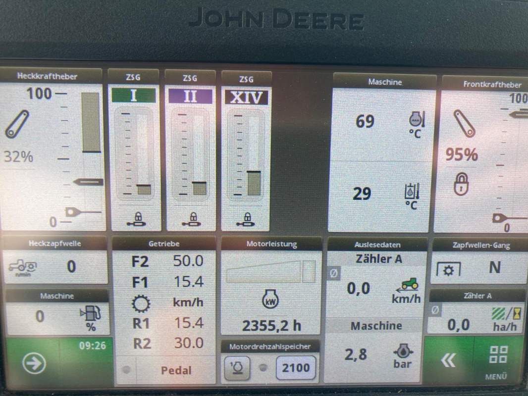 John Deere 6110R - Traktor: 4 kép. John Deere 6110R - Traktor: 4 kép.