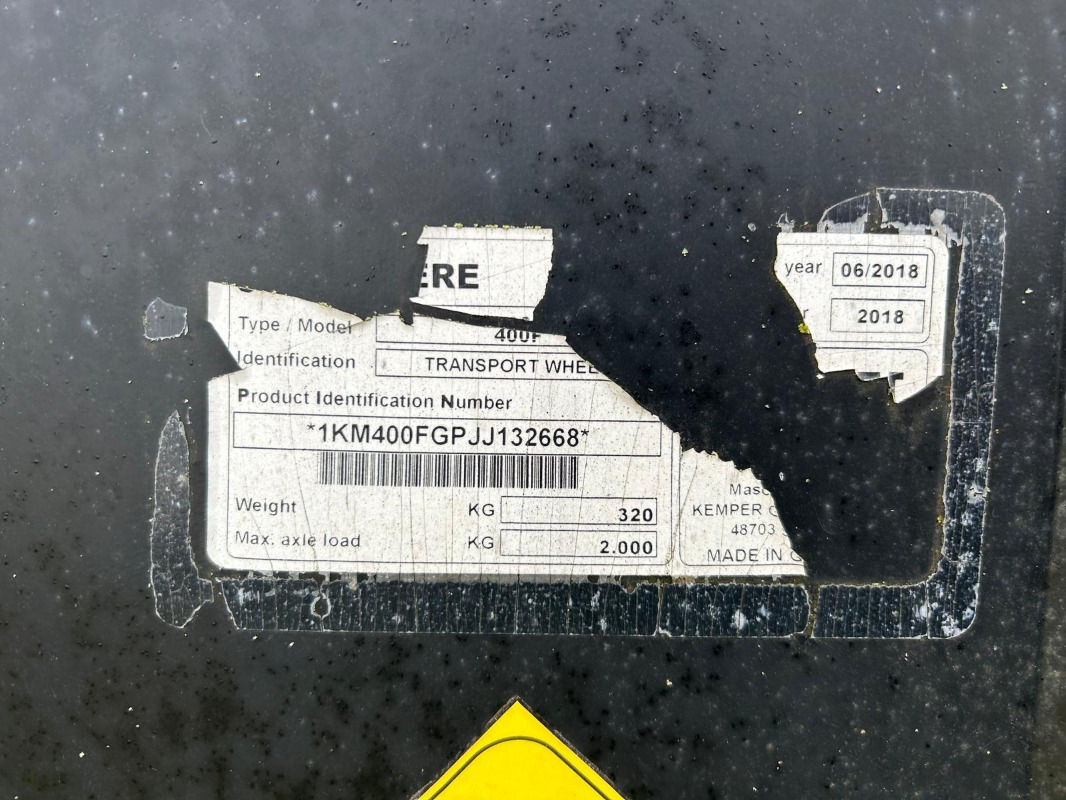 Kemper 400F Zusatzfahrwerk - Kukorica adapter: 3 kép. Kemper 400F Zusatzfahrwerk - Kukorica adapter: 3 kép.