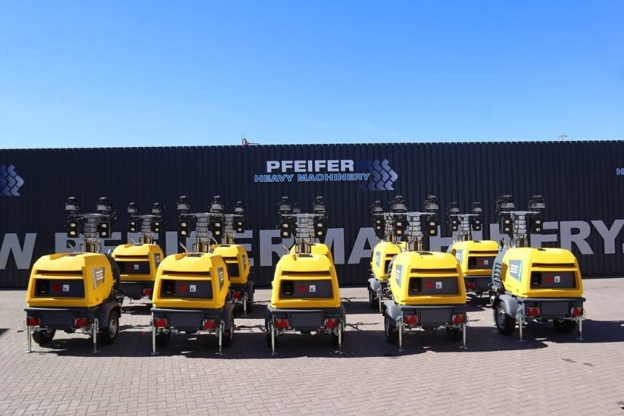Világító állvány Atlas Copco Hilight H6+ Valid inspection, *Guarantee! Max Boom: 8 kép.