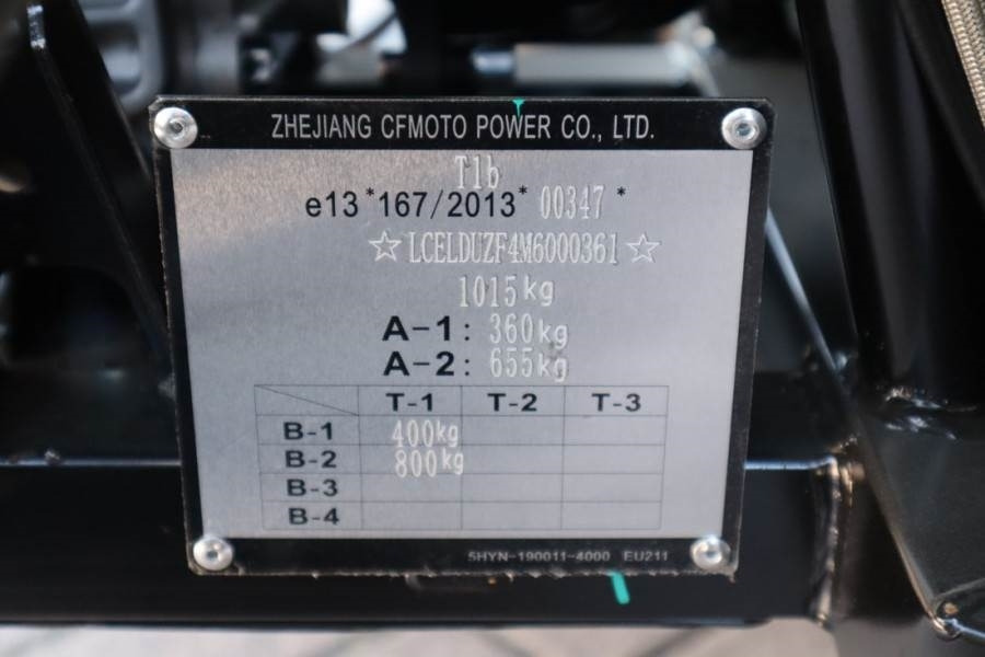 ATV/ Quad CFMoto UFORCE600 Valid Inspection, *Guarantee! Dutch Regi: 8 kép.