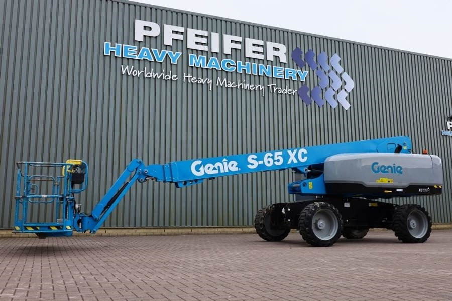 Genie S65XC Guarantee! Diesel, 4x4 Drive, 21.8m Working - Teleszkópos emelő: 1 kép. Genie S65XC Guarantee! Diesel, 4x4 Drive, 21.8m Working - Teleszkópos emelő: 1 kép.