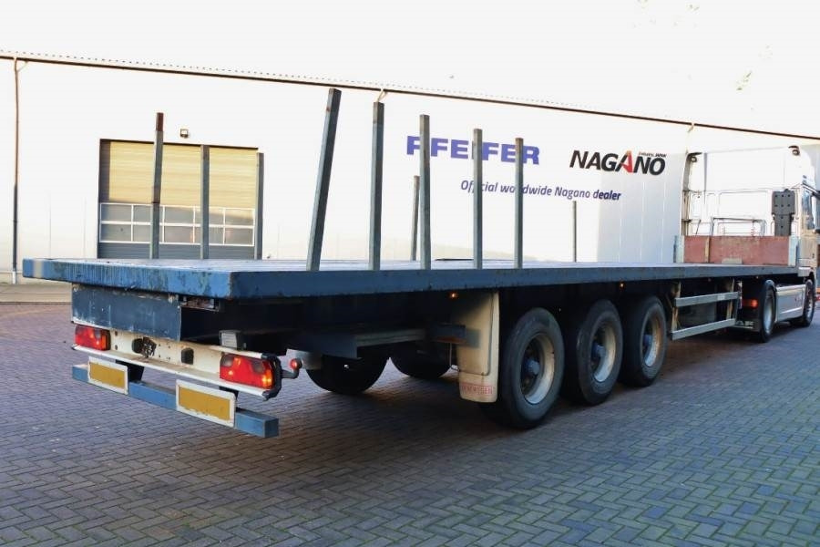 Groenewegen DRO-12-27 3 Axle Trailer, 32t Capacity, BPW Axles - Platós félpótkocsi: 3 kép. Groenewegen DRO-12-27 3 Axle Trailer, 32t Capacity, BPW Axles - Platós félpótkocsi: 3 kép.