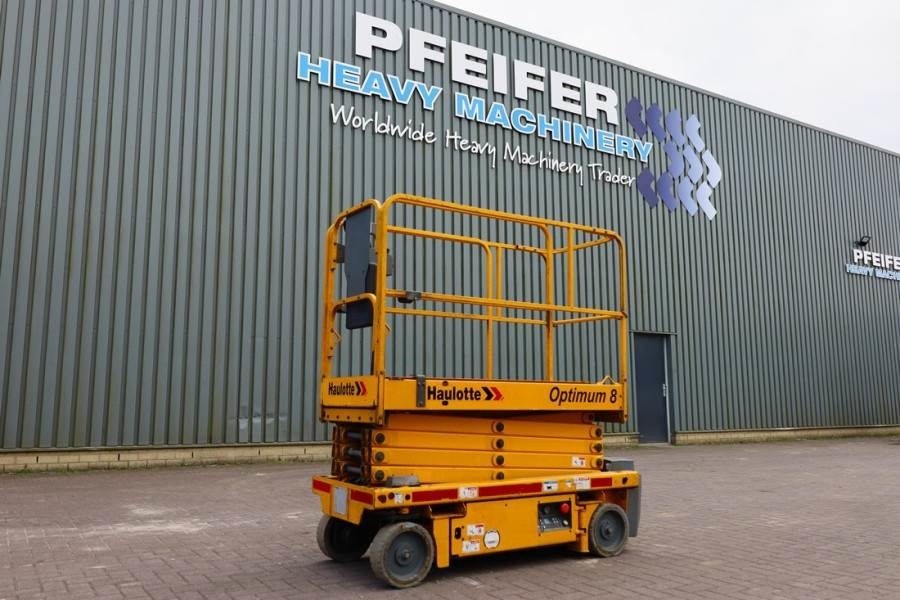 Haulotte Optimum 8AC Electric, 7.77m Working Height, 230kg - Ollós emelő: 1 kép. Haulotte Optimum 8AC Electric, 7.77m Working Height, 230kg - Ollós emelő: 1 kép.