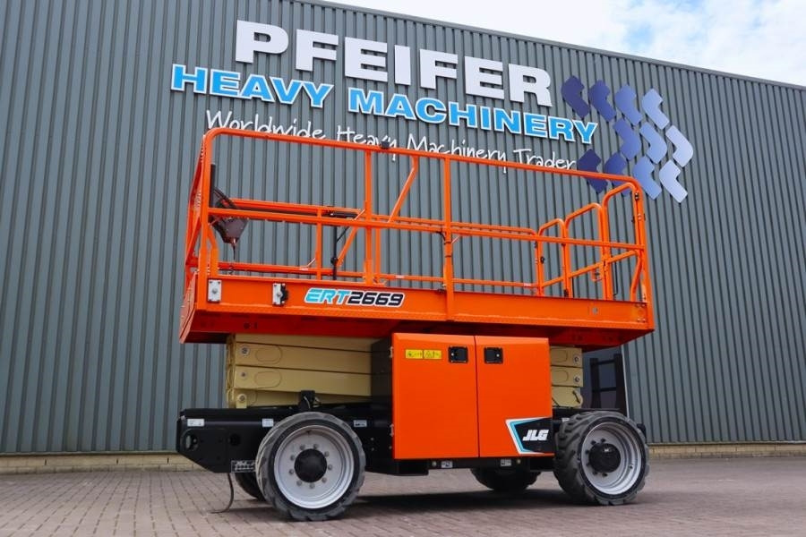 JLG ERT2669 Unused, Electric, 10m Working Height, 680k - Ollós emelő: 1 kép. JLG ERT2669 Unused, Electric, 10m Working Height, 680k - Ollós emelő: 1 kép.