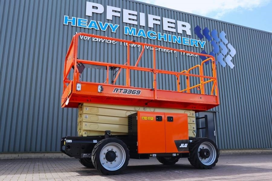 JLG RT3369 Unused, Diesel, 12m Working Height, 454kg C - Ollós emelő: 1 kép. JLG RT3369 Unused, Diesel, 12m Working Height, 454kg C - Ollós emelő: 1 kép.