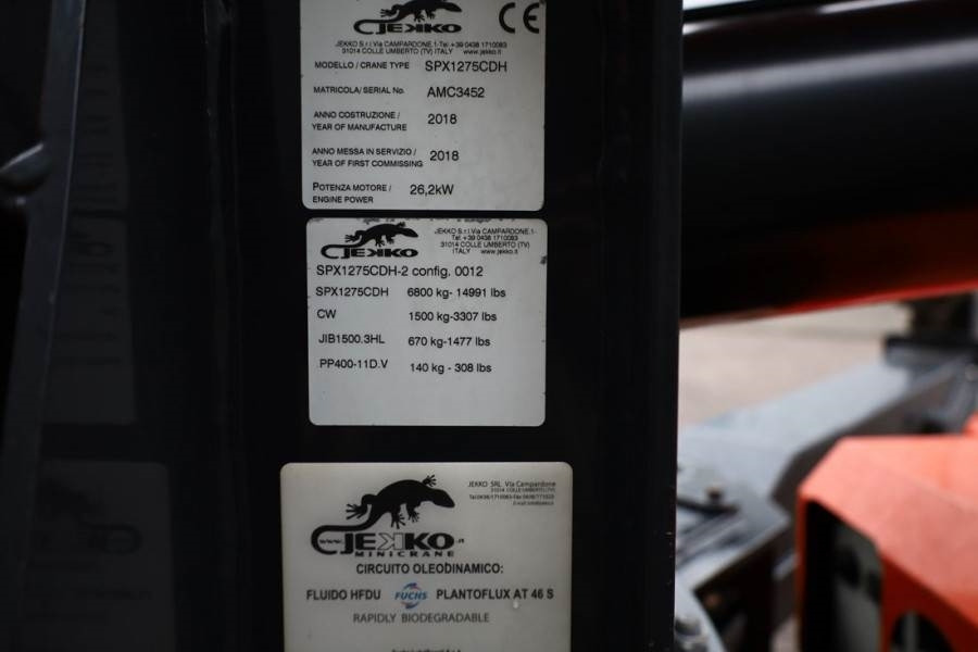 Jekko SPX1275CDH Valid inspection, *Guarantee! Diesel/El - Lánctalpas daru: 5 kép. Jekko SPX1275CDH Valid inspection, *Guarantee! Diesel/El - Lánctalpas daru: 5 kép.