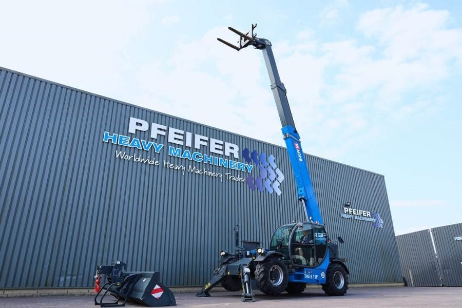 Teleszkópos rakodó Magni TH5,5.15-D7/D Diesel, 4x4x4 Drive, 5.5t Capacity,: 10 kép.