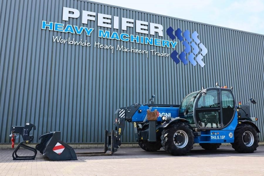 Magni TH5,5.15-D7/D Diesel, 4x4x4 Drive, 5.5t Capacity, - Teleszkópos rakodó: 1 kép. Magni TH5,5.15-D7/D Diesel, 4x4x4 Drive, 5.5t Capacity, - Teleszkópos rakodó: 1 kép.