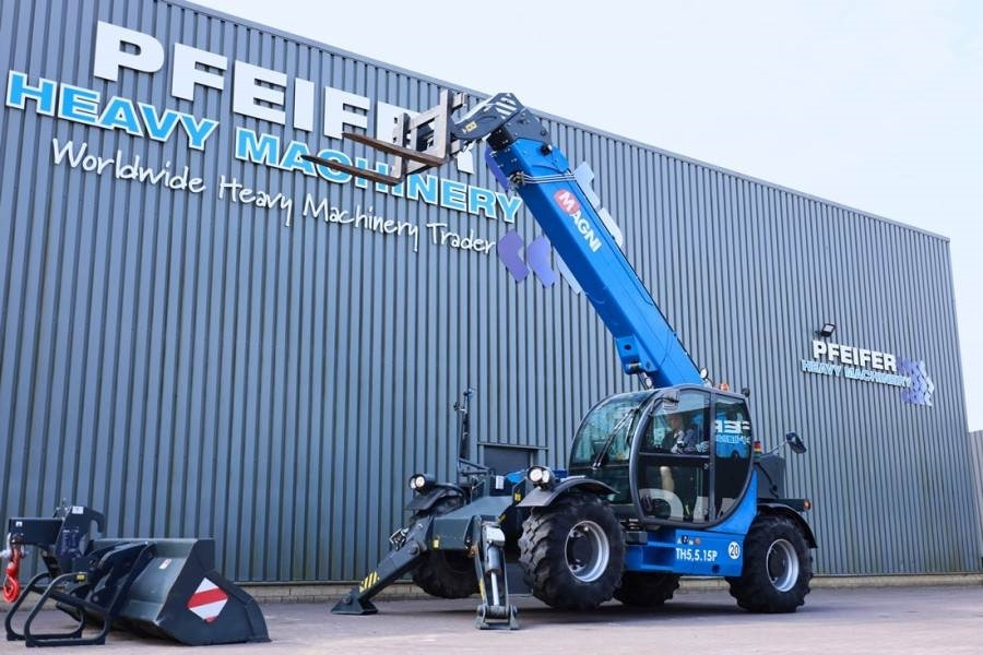 Magni TH5,5.15-D7/D Diesel, 4x4x4 Drive, 5.5t Capacity, - Teleszkópos rakodó: 2 kép. Magni TH5,5.15-D7/D Diesel, 4x4x4 Drive, 5.5t Capacity, - Teleszkópos rakodó: 2 kép.