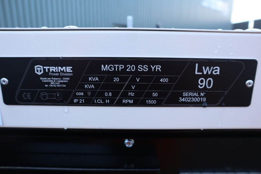 Trime MGTP 20 SS YR Valid inspection, *Guarantee! Diesel - Áramfejlesztő: 5 kép. Trime MGTP 20 SS YR Valid inspection, *Guarantee! Diesel - Áramfejlesztő: 5 kép.