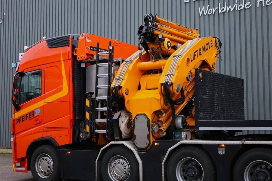 Terepjáró autódaru Volvo FH12 With Cormach 135t/m Crane Volvo FH12 10x4 Wit: 10 kép.